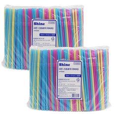 Dongil Shine散裝吸管, 500入, 2個