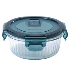 cook power 鍋寶 耐熱玻璃防滑保鮮盒 320ml, 1組, 容器 + 蓋子