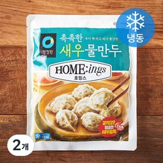 청정원 호밍스 촉촉한 새우 물만두 (냉동), 420g, 2개