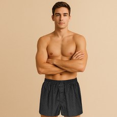 레노마 남성용 통기성 주자직 트렁크 4