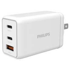 PHILIPS 飛利浦 GaN氮化鎵PD 65W充電器, DLP6341C, 1個