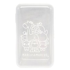 MARCUS&MARCUS 寶寶手握訓練叉匙收納盒 適用年齡: 出生起適用, 動物樂園 透明色, 1個