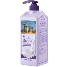 Bioklasse Milk Baobab 香氛洗髮精, Baby Powder, 1L, 1入