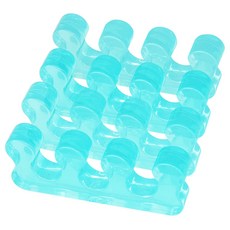 Velotti 矽膠鞋頭套裝擴展器 2p, 半透明海藍色, 4片