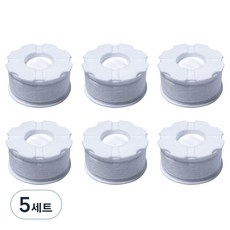 필터클래스 바디럽 퓨어썸 주방 세면대 녹물제거 필터 6개, 5개, 무향