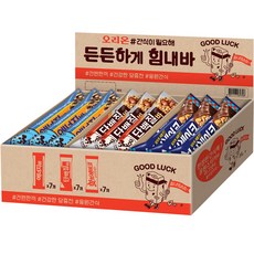 오리온 간식이필요해 든든하게 힘내바 단백질바 7p + 에너지바 7p + 핫브레이크 7p, 868g, 1세트