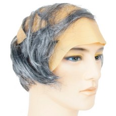 Partyzzang 2：8分線禿頭假髮, 灰色 + 膚色, 1個