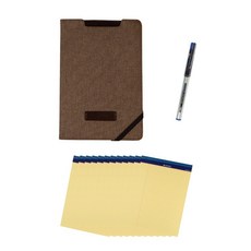 OXFORD 筆插書寫板 B5+B5橫線紙 50入組 12組+筆, 棕色的, 1套