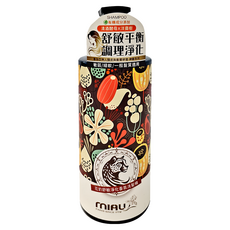 MIAU 花豹舒敏淨化香氛洗髮精, 500g, 1瓶