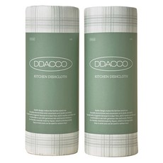 DDACCO 可水洗抹布 灰色, 2個, 35入