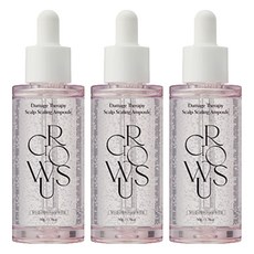 그로우어스 데미지 테라피 두피 스케일링 앰플, 3개, 50ml
