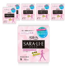 小林製藥 SARA·LI·E 衛生護墊 天然亞麻布香 72片 獨家快乾成分 常保乾爽 透氣性佳, 14*5.7cm, 6包
