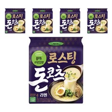 풀무원자연건면 로스팅 돈코츠 라멘 109.5g, 20개