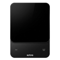 Kinyo LED大螢幕顯示料理秤 180 x 130 x 18.5mm 280g, DS-020, 3kg, 黑色