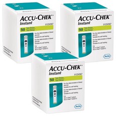 아큐첵 인스턴트 혈당측정지, 3개, 50개입