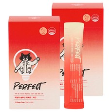 닥터펠리스 고양이 데일리 솔루션 퍼펙트 스틱 치킨, 15회분, 종합영양제, 2개