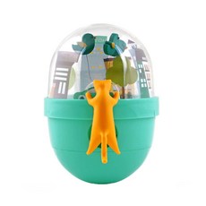 L'chic CA TUMBLER 新不倒翁漏食玩具 適用於全齡犬貓 可拆式設計, 小鳥雲, 1個