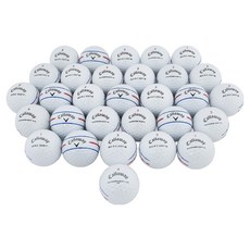 Callaway 卡拉威 Chrome Soft + ERC Triple Track 高爾夫二手球 特A+級 42.67mm, 30個, 隨機出貨, 1入