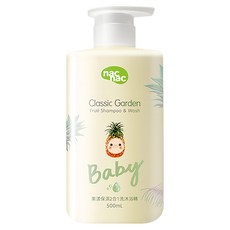 nac nac 果漾保濕2合1洗沐浴精, 500ml, 1瓶