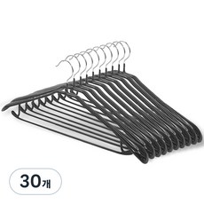 JMIL 簡約防滑西裝衣架, Black, 30支