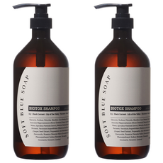 멈칫 바이오톡스샴푸 소프트블루 솝, 1L, 2개