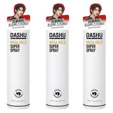 다슈 데일리 메가 홀드 슈퍼 스프레이, 250ml, 3개 250ml, 3개