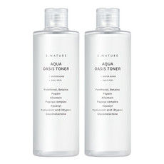 에스네이처 아쿠아 오아시스 토너, 300ml, 2개