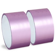 아뜰라임 파스텔 테이프공 볼 만들기 펄 풍선 컬러 실리콘 테이프 6cm, 퍼플, 2개