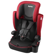 Aprica 愛普力卡 AIR GROOVE 2~12歲輔助汽座 RD 酷瑞吉 輕量透氣安全座椅, 1個