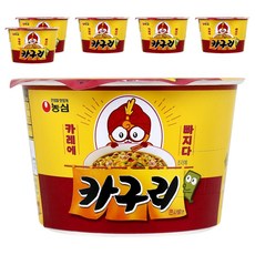 농심 카구리 큰사발면 103g, 6개