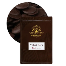 PAVE GLACE 絲絨黑65 Cover Chue真巧克力, 400g, 1個