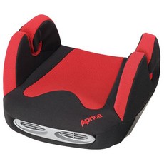 Aprica 愛普力卡 簡便輔助汽座 MOVING SUPPORT RD, 柔軟透氣 舒適坐墊, 台灣CNS標準合格認證產品, 黑紅色
