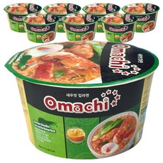 오마치 컵라면 새우맛 87g, 8개