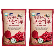 일년래래 중국산 한식용 고춧가루, 1kg, 2개