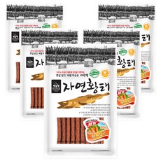 펫슐랭 강아지 대관령 자연황태 져키, 황태 + 당근 혼합맛, 80g, 5개