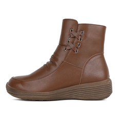 J SHOE 牛皮內刷毛Denty短筒踝靴