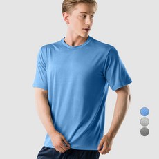 아르메데스 남성용 냉감 통기성 사방스판 라운드 반팔 쿨티셔츠 AR193