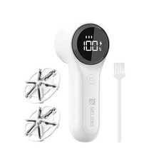 멜리언스 충전식 LED 대용량 보풀제거기 프로, ML-MJD02, 화이트