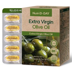 뉴트리디데이 식물성캡슐 엑스트라 버진 올리브유 30.75g, 30정, 1개