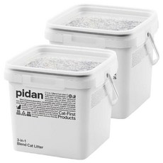 pidan 3in1 三合一混合 寵物貓砂 (豆腐砂 + 活性碳 + 礦砂), 5.2kg, 2桶, 無香
