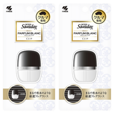 小林製藥 Sawaday Parfum Blanc 車用夾式芳香劑 - 清香 6ml, 2個