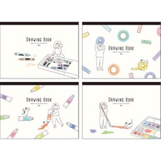 ibis 裝訂型素描本組 12033 4入, 1組