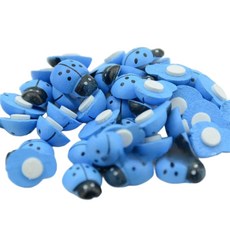 마샤투 DIY 무당벌레 화분 꾸미기 장식품 30p, 블루