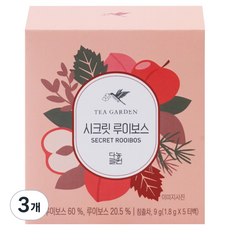 다농원 시크릿 루이보스 차, 1.8g, 5개입, 3개
