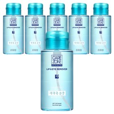 케어존 저자극 립 앤 아이리무버, 300ml, 6개