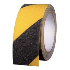 FANCY LIFE 磨砂止滑膠帶 5cm x 5m 黑黃色, 1捲