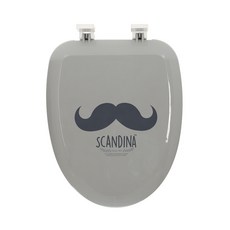 SHABATH Scandina 硬式 O型馬桶蓋, 鬍鬚, 1個