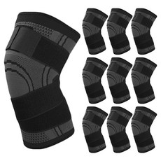 통기성 무릎 패드 블랙, 10개