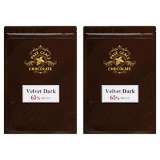 PAVE GLACE 絲絨黑65 Cover Chue真巧克力, 400g, 2個