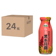 統一生機 紅藜黑木耳露, 200ml, 24瓶